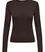 ONLY T-Shirt RILEY O-NECK ONLY BLACK COFFEE