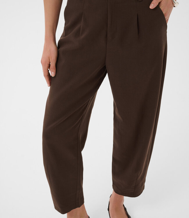 KAFFE Broek MERLE CROPPED KAFFE COFFEE BEAN 190915