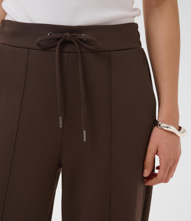 KAFFE Broek JENNY STRAIGHT KAFFE COFFE BEAN 190915