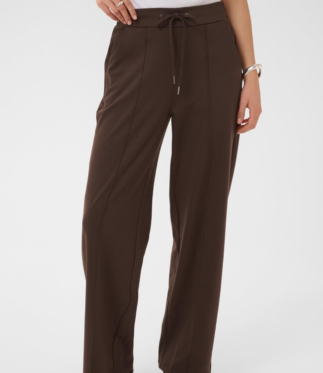 KAFFE Broek JENNY STRAIGHT KAFFE COFFE BEAN 190915