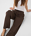 KAFFE Broek JENNY STRAIGHT KAFFE COFFE BEAN 190915