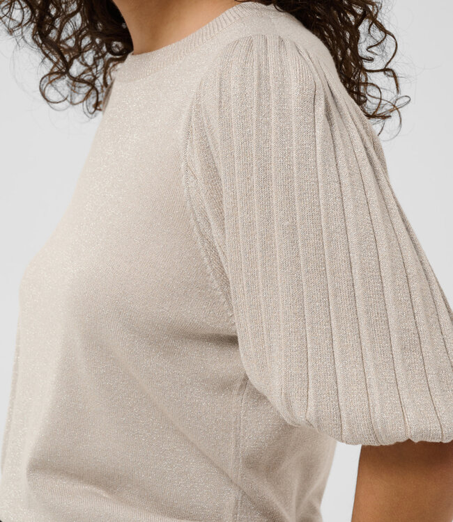 KAFFE Pull REGINA PLEAT KAFFE FEATHER GRAY 151305