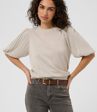 KAFFE Pull REGINA PLEAT KAFFE FEATHER GRAY 151305