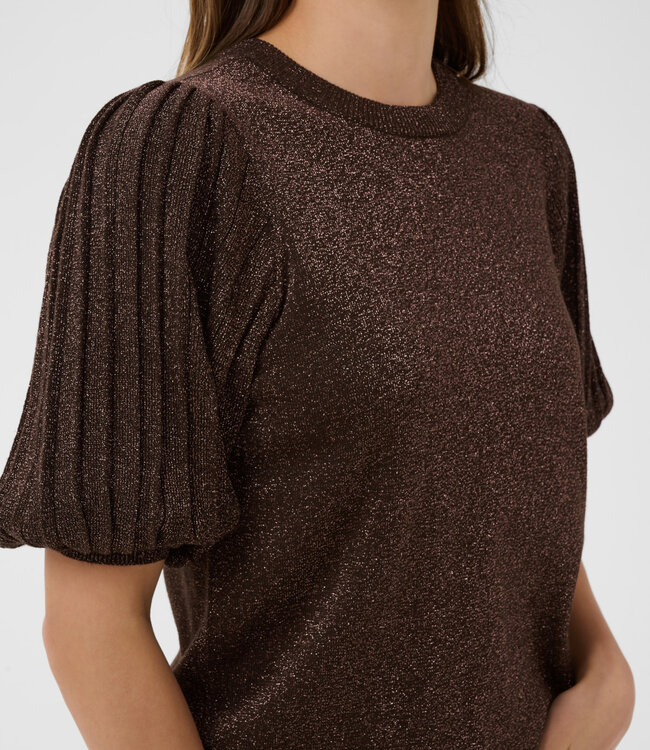 KAFFE Pull REGINA PLEAT KAFFE COFFE BEAN 190915