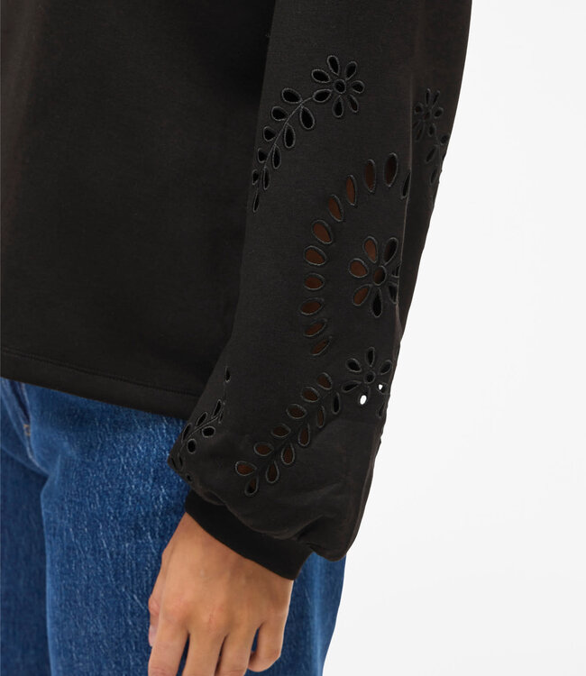 VILA Pull SWEATER SANDY VILA BLACK