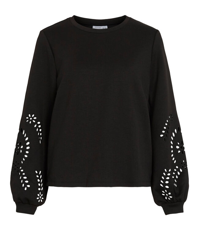 VILA Pull SWEATER SANDY VILA BLACK