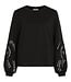 VILA Pull SWEATER SANDY VILA BLACK