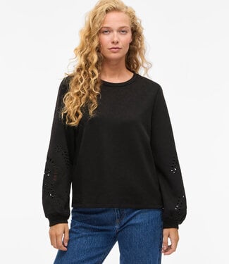 VILA Pull SWEATER SANDY VILA BLACK