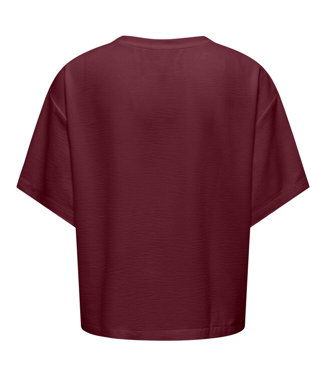 JDY T-Shirt AYA JDY WINDSOR WINE
