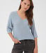 KAFFE Pull ABALINA V-NECK KAFFE BLUE FOG 154008