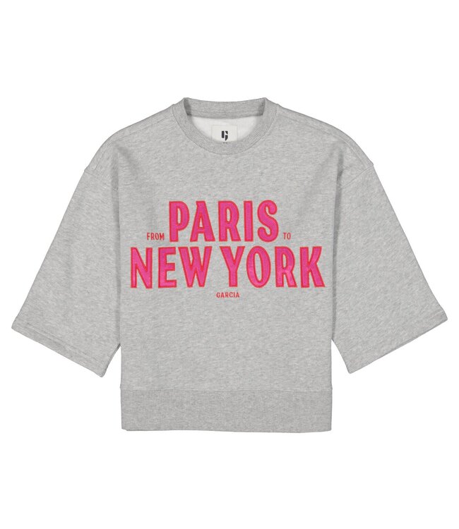 GARCIA Pull PARIS TO NEW TORK GARCIA GIRLS GREY