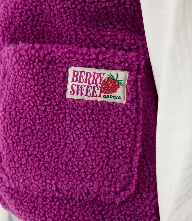 GARCIA Gilet TEDDY BERRY SWEAT GARCIA GIRLS