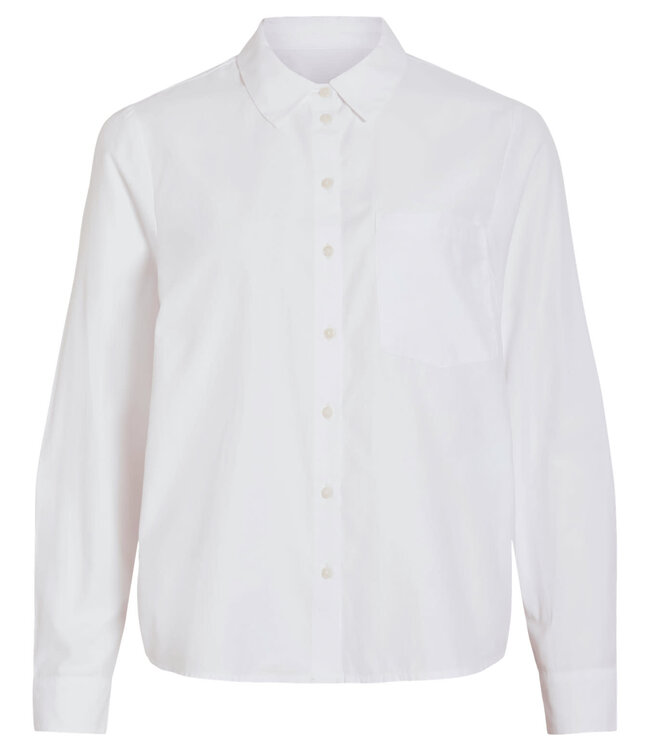 VILA Hemd DARMA REGULAR VILA BRIGHT WHITE