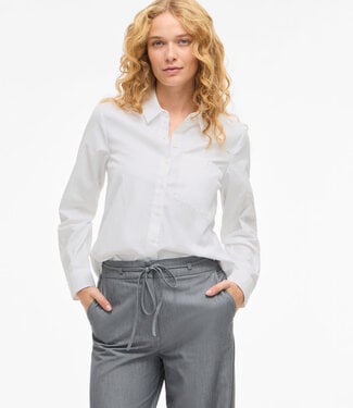 VILA Hemd DARMA REGULAR VILA BRIGHT WHITE
