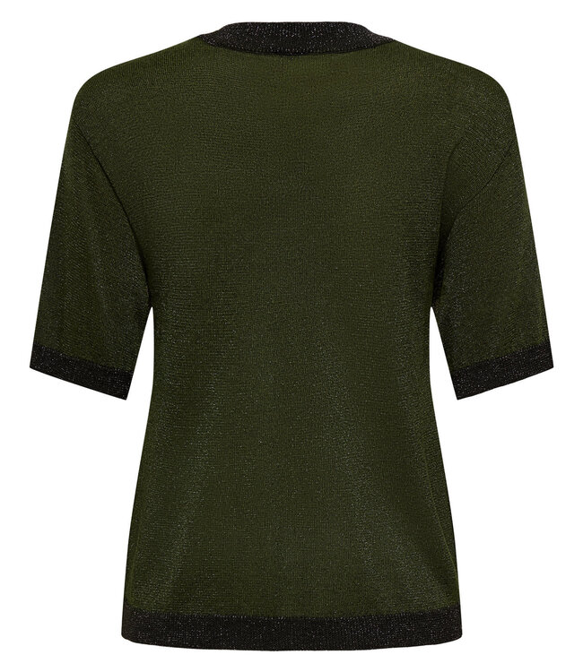 JDY T-Shirt BODILLA CONTRAST JDY DARK OLIVE