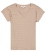GARCIA T-Shirt V-HALS GARCIA LATTE DUSK