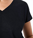 GARCIA T-Shirt V-HALS GARCIA BLACK