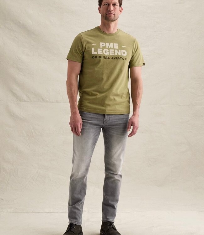 PME LEGEND T-Shirt ARTWORK AVIATOR PME LEGEND MOSSTONE