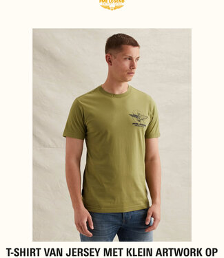 PME LEGEND T-Shirt JERSEY KLEIN ARTWORK PME LEGEND MOSSTONE