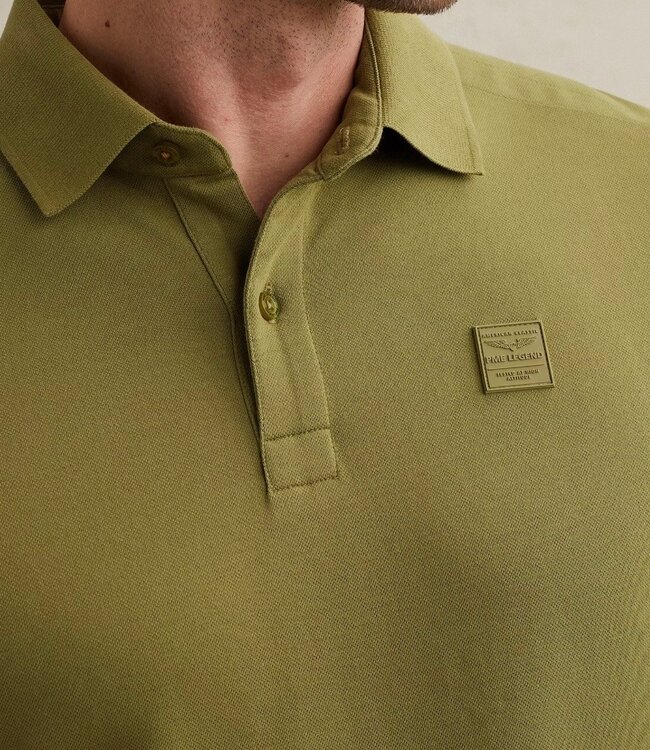 PME LEGEND Polo PIQUE STRETCH PME LEGEND MOSSTONE