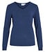 VILA Pull RIL V-NECK  VILA NAVY PEONY