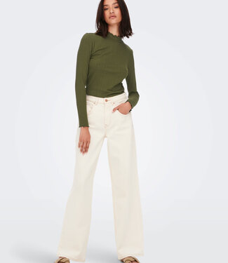 JDY T-Shirt FRANSISKA LANGE MOUW JDY DARK OLIVE