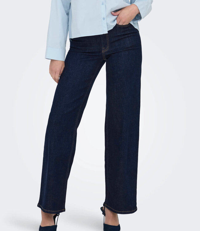 JDY Broek JEANS FELINA FINA WIDE JDY DARK BLUE DENIM