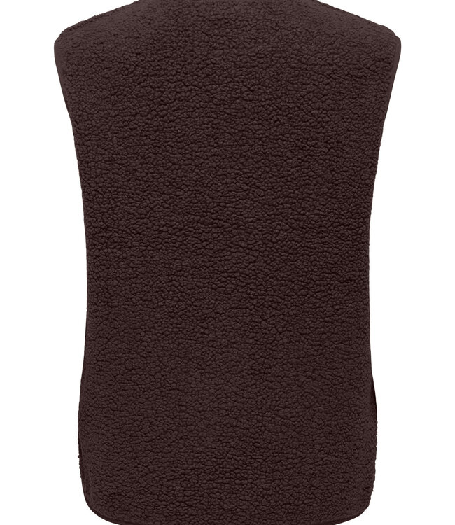 JDY Waistcoat SIMINA TEDDY JDY CHOCOLATE TORTE