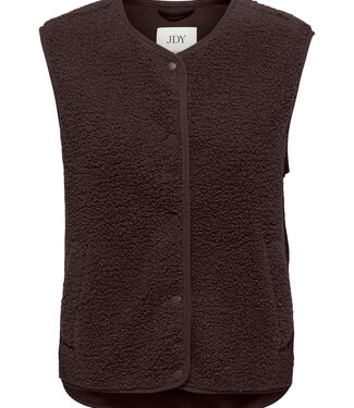 JDY Waistcoat SIMINA TEDDY JDY CHOCOLATE TORTE