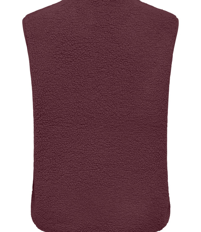 JDY Waistcoat SIMINA TEDDY JDY WINDSOR WINE