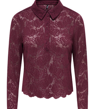ONLY Hemdje LIDA LACE POLO ONLY FIG
