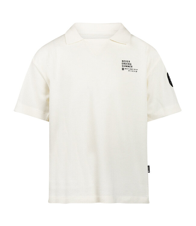 NO WAY MONDAY Polo POPCORN NO WAY MONDAY BOYS OFF WHITE