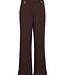VILA Broek CLUA WIDE BUTTON VILA COFFEE BEAN