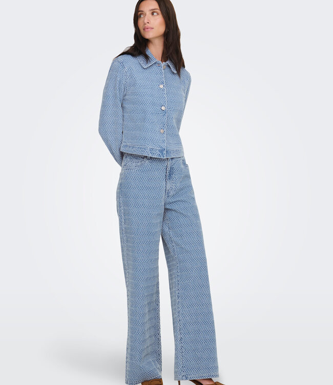 JDY Broek JEANS NICO STRUCTURE JDY LIGHT BLUE