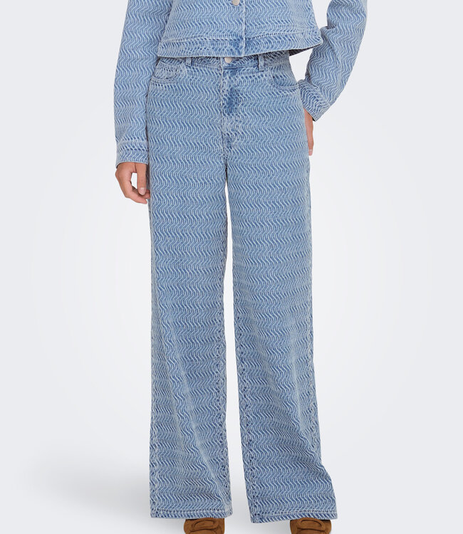 JDY Broek JEANS NICO STRUCTURE JDY LIGHT BLUE