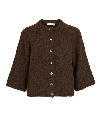 VILA Cardigan MARLEY VILA COFFEE BEAN