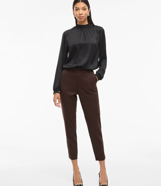 VILA Broek VARONE SLIM VILA COFFEE BEAN