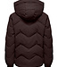 JDY Jas POWER SHORT HOOD JDY CHOCOLATE