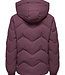 JDY Jas POWER SHORT HOOD JDY HUCKLEBERRY