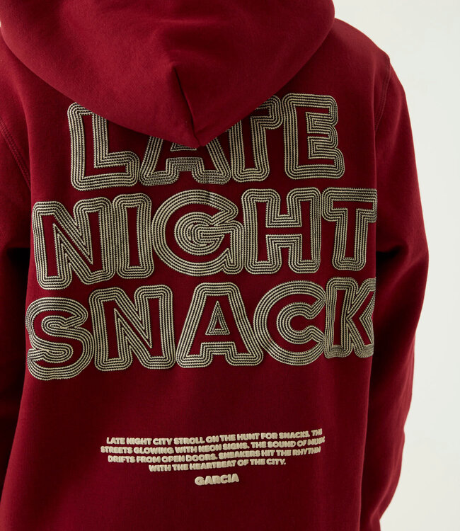 GARCIA Hoodie LATE NIGHT GARCIA BOYS RED FLAME