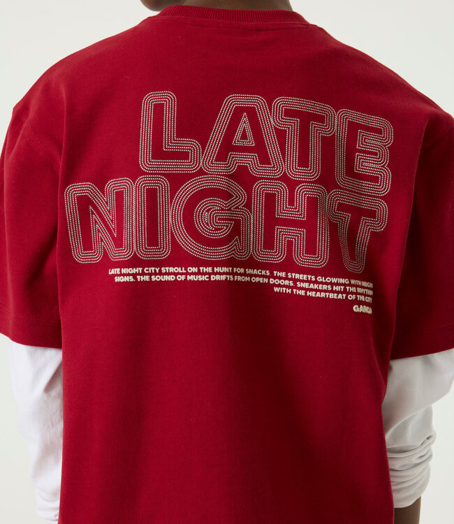 GARCIA T-Shirt LATE NIGHT GARCIA BOYS RED FLAME