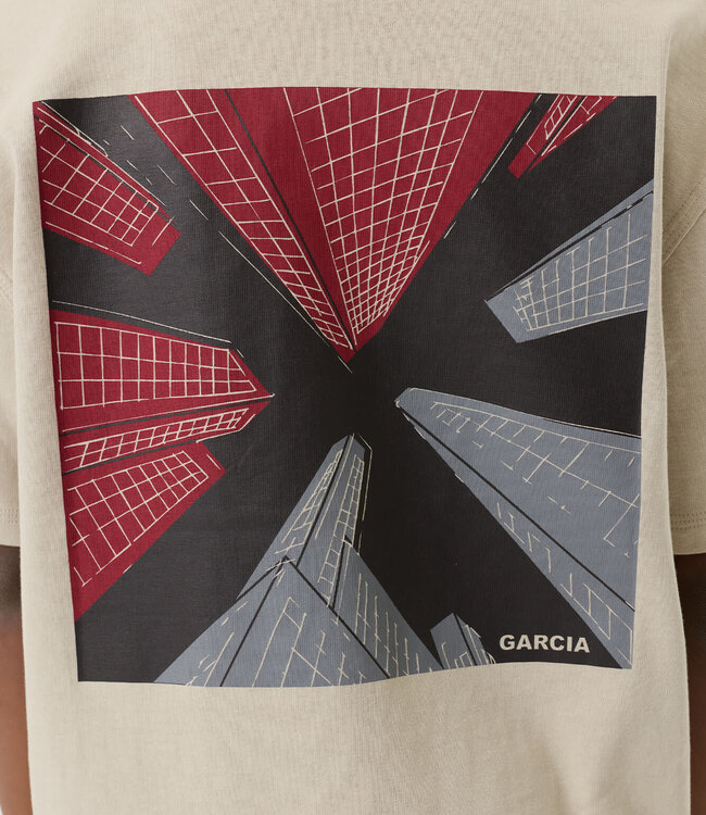 GARCIA T-Shirt BACKPRINT GARCIA BOYS SISAL