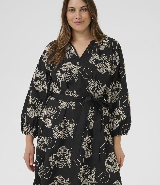 KAFFE CURVE Kleed KIMMIE KAFFE CURVE BLACK CHALK 108831