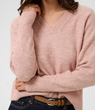 KAFFE Pull NIEL V-NECK KAFFE PALE MAUVE