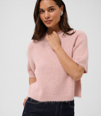 KAFFE Pull EMILLIE CROPPED KAFFE PALE MAUVE