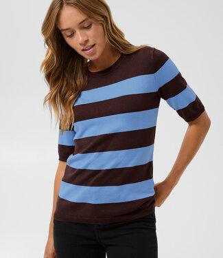 KAFFE T-Shirt LIZZA STRIPED KAFFE FUDGE PROVENCE
