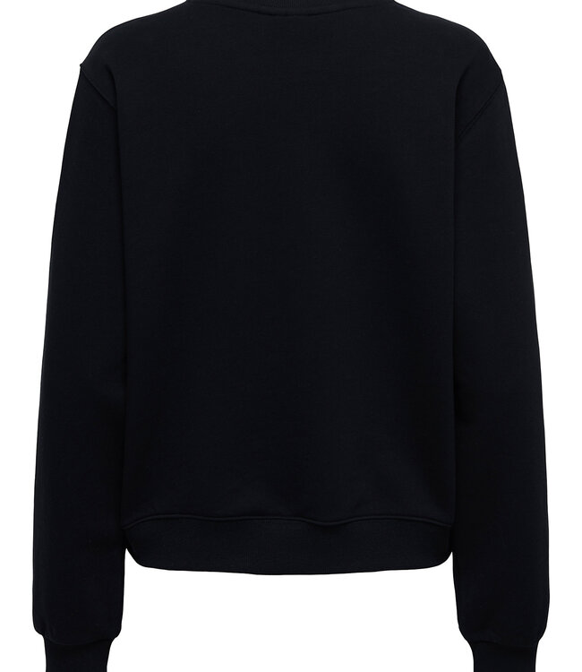 ONLY Pull SWEATER FREDERIKKA PRINT ONLY FEARLESS BLACK