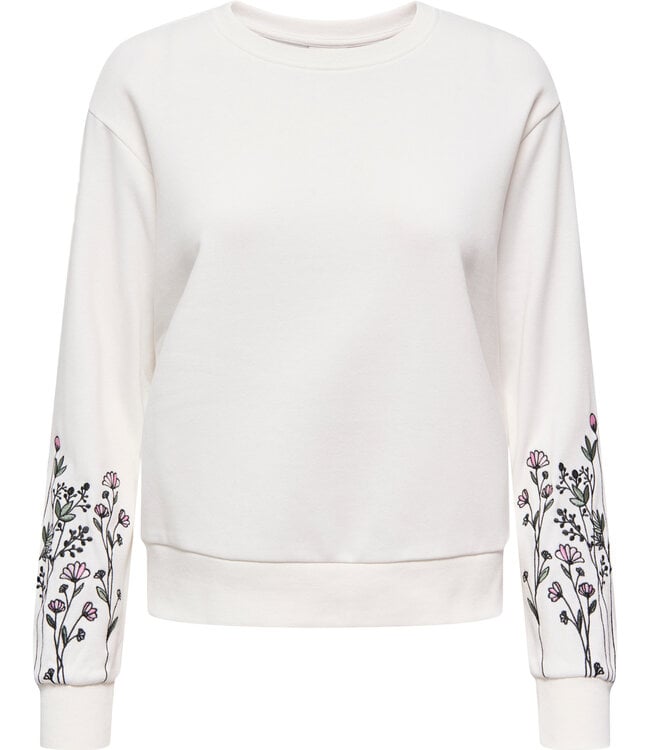 JDY Pull SWEATER PARIS JDY CLOUD DANCER FLOWER