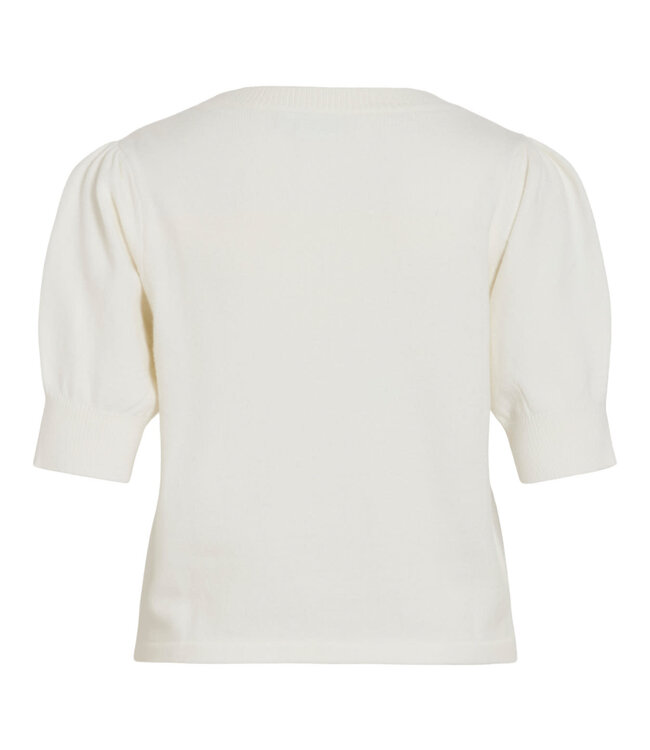 VILA Pull RIL O-NECK VILA WHITE ALYSSUM