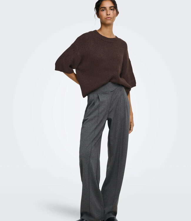 JDY Pull DICTE O-NECK JDY CHOCOLATE